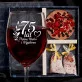Zestaw Prezenowy Z Kieliszkiem Do Wina Na 75 Urodziny: 75 Lat – Piękna, Zestaw Prezenowy Z Kieliszkiem Do Wina Na 75 Urodziny: 75 Lat – Piękna,