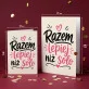 Kartka z Życzeniami Na Ślub Dla Pary Młodej Pary: Typograficzny Humor