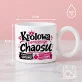 Kubek Z Okrągłym Uchem Na Mikołaja Prezent Dla Kobiety: Poranna Królowa Kubek Z Okrągłym Uchem Na Mikołaja Prezent Dla Kobiety: Poranna Królowa