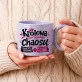 Kubek Z Okrągłym Uchem Na Mikołaja Prezent Dla Kobiety: Poranna Królowa Kubek Z Okrągłym Uchem Na Mikołaja Prezent Dla Kobiety: Poranna Królowa