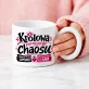 Kubek Z Okrągłym Uchem Na Mikołaja Prezent Dla Kobiety: Poranna Królowa Kubek Z Okrągłym Uchem Na Mikołaja Prezent Dla Kobiety: Poranna Królowa