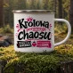 Kubek Emaliowany Na Mikołaja Prezent Dla Kobiety: Poranna Królowa Kubek Emaliowany Na Mikołaja Prezent Dla Kobiety: Poranna Królowa