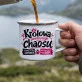 Kubek Emaliowany Na Mikołaja Prezent Dla Kobiety: Poranna Królowa Kubek Emaliowany Na Mikołaja Prezent Dla Kobiety: Poranna Królowa