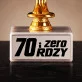 Statuetka Z Grawerem Na 70 Urodziny Prezent Dla Mężczyzny: 70 I Zero Rdzy