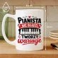 Kubek Z Nadrukiem Dla Pianisty Prezent Dla Mężczyzny: Pianista Nie Błądzi Kubek Z Nadrukiem Dla Pianisty Prezent Dla Mężczyzny: Pianista Nie Błądzi