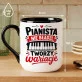 Kubek Z Nadrukiem Dla Pianisty Prezent Dla Mężczyzny: Pianista Nie Błądzi Kubek Z Nadrukiem Dla Pianisty Prezent Dla Mężczyzny: Pianista Nie Błądzi