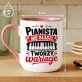 Kubek Z Nadrukiem Dla Pianisty Prezent Dla Mężczyzny: Pianista Nie Błądzi Kubek Z Nadrukiem Dla Pianisty Prezent Dla Mężczyzny: Pianista Nie Błądzi