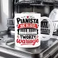 Kubek Z Nadrukiem Dla Pianisty Prezent Dla Mężczyzny: Pianista Nie Błądzi Kubek Z Nadrukiem Dla Pianisty Prezent Dla Mężczyzny: Pianista Nie Błądzi