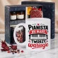 Zestaw Prezenowy Z Kubkiem Dla Pianisty: Pianista Nie Błądzi Zestaw Prezenowy Z Kubkiem Dla Pianisty: Pianista Nie Błądzi