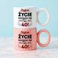 Życie zaczyna się - Kubek z okrągłym uchem