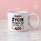 Życie zaczyna się - Kubek z okrągłym uchem