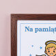Życzenia na komunię aniołek chłopiec - Ramka na pieniądze