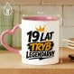 Kubek Z Nadrukiem Dla 19 Latka Prezent Dla Mężczyzny: Legendarna Dziewiętnastka Kubek Z Nadrukiem Dla 19 Latka Prezent Dla Mężczyzny: Legendarna Dziewiętnastka