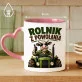 Kubek Z Nadrukiem Dla Rolnika Prezent Dla Mężczyzny: Rolnik Z Powołania Kubek Z Nadrukiem Dla Rolnika Prezent Dla Mężczyzny: Rolnik Z Powołania